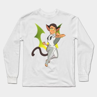 Chipped Catra Long Sleeve T-Shirt